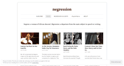 Desktop Screenshot of negression.com